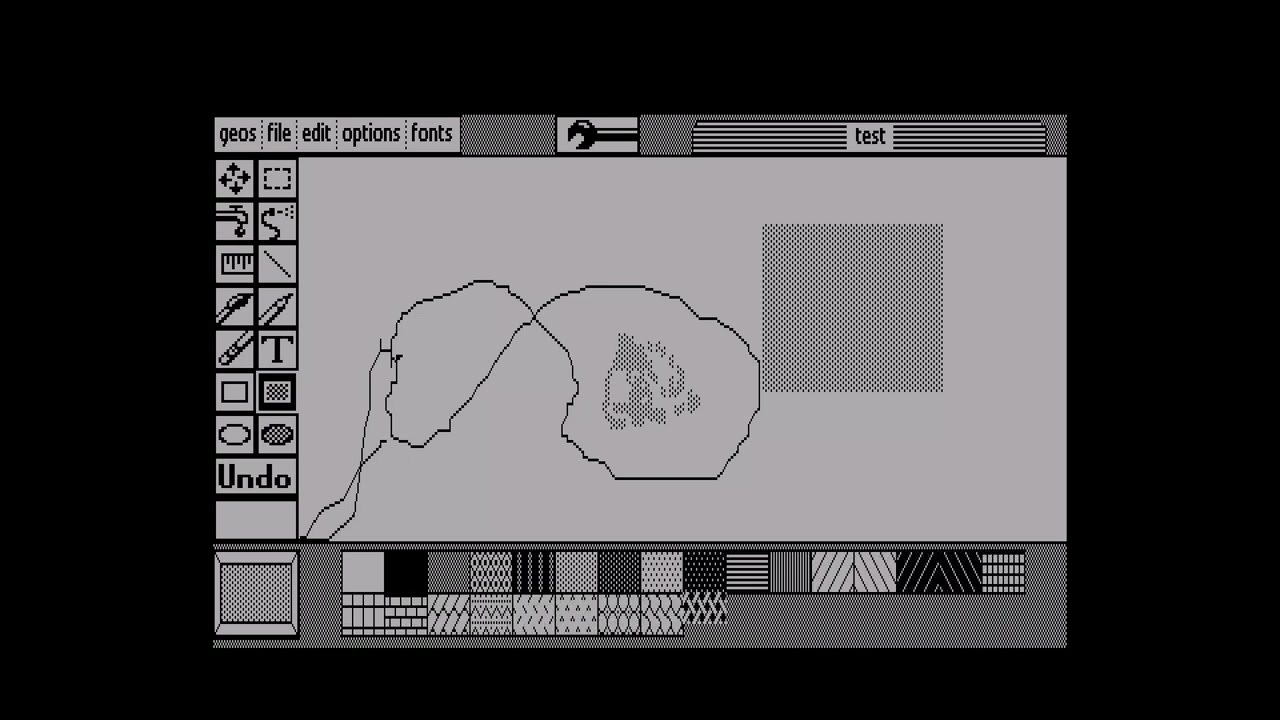 C128: GEOS128 running from REU RAM drive in 80 column mode
