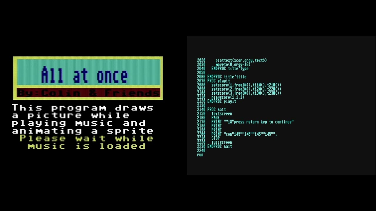 C128: Comal80 cartridge for the C128, running C64 COMAL demo disk