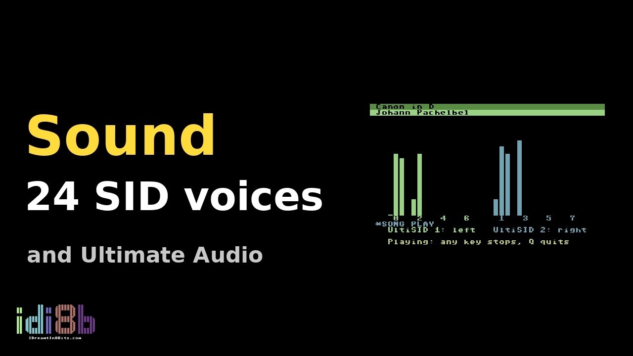Ultimate 64: U64 BBC BASIC - Sound and music: BBC SOUND, 24 SID voices, MODs and samples