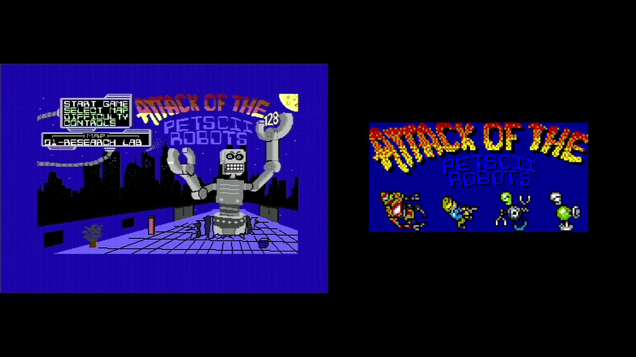 C128: First dual monitor capture test