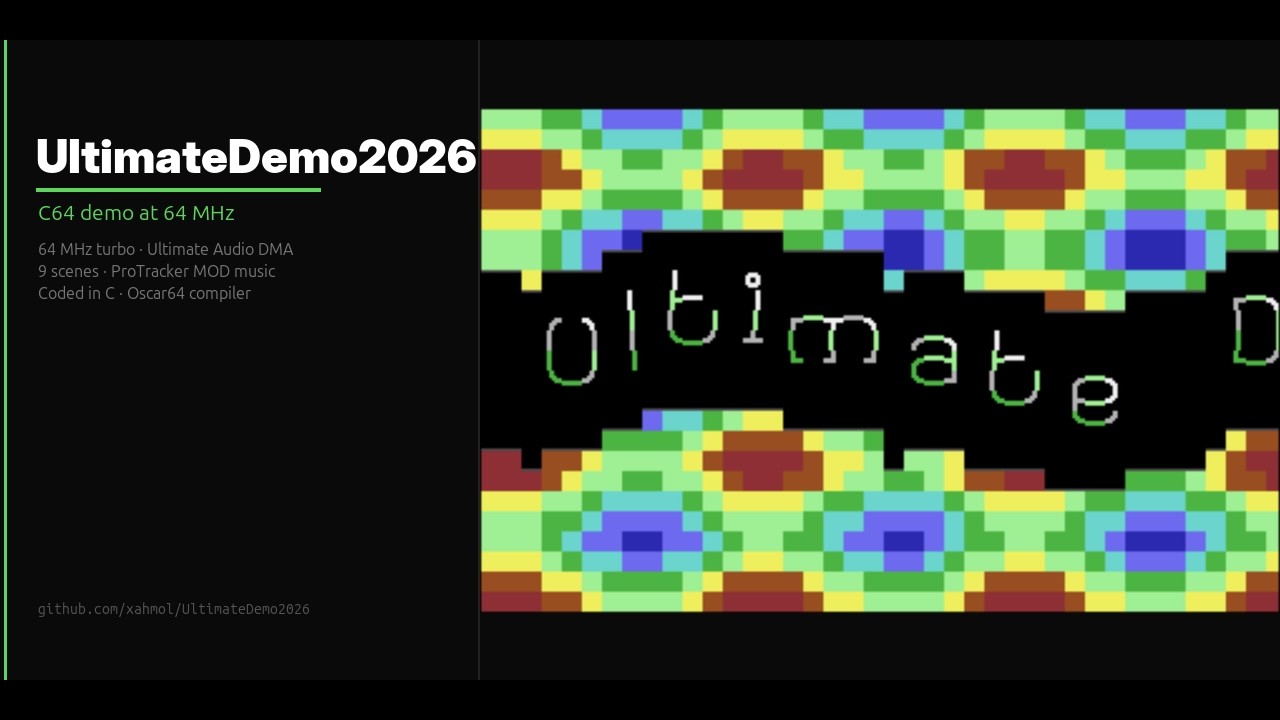 Ultimate 64: Ultimate Demo 2026 (running at 64 Mhz!)