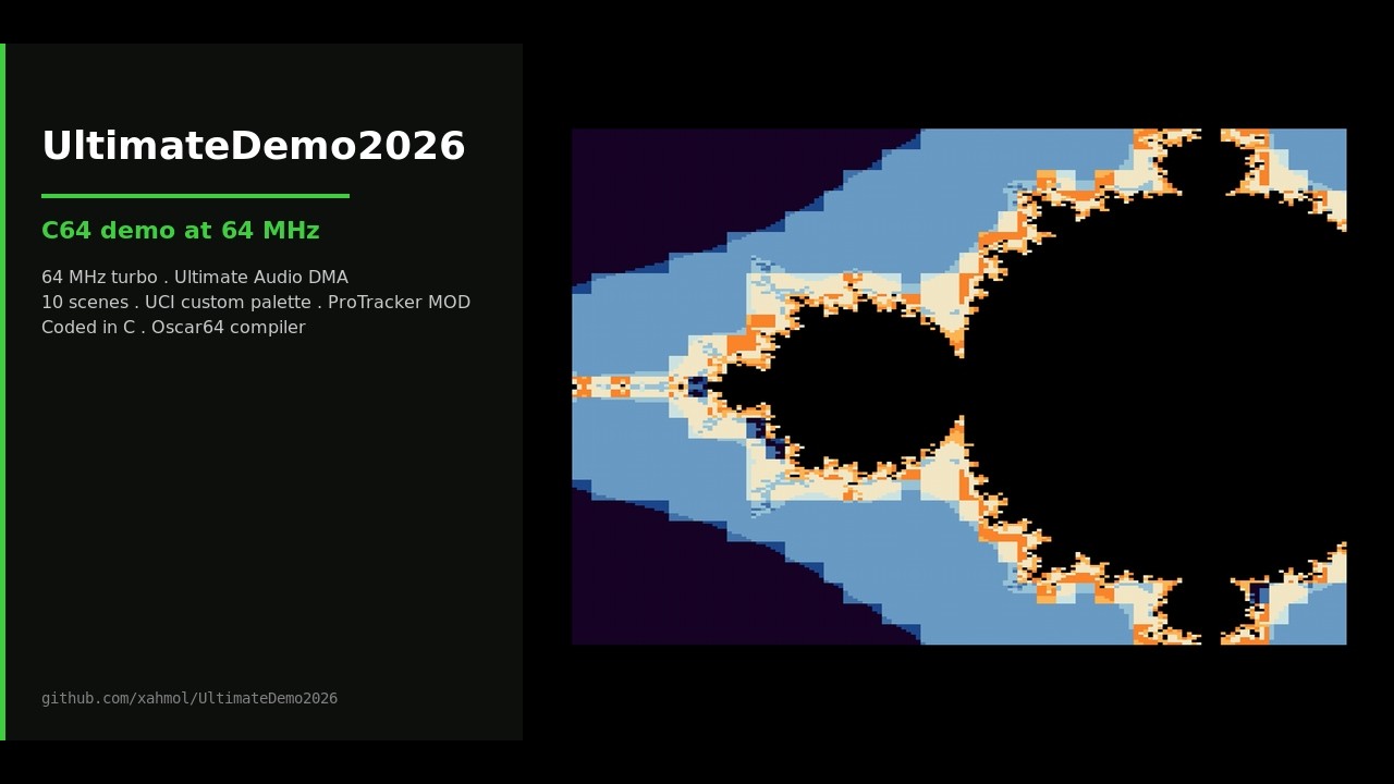 Ultimate 64: UltimateDemo2026 (v1.1.0) - playing with palette control