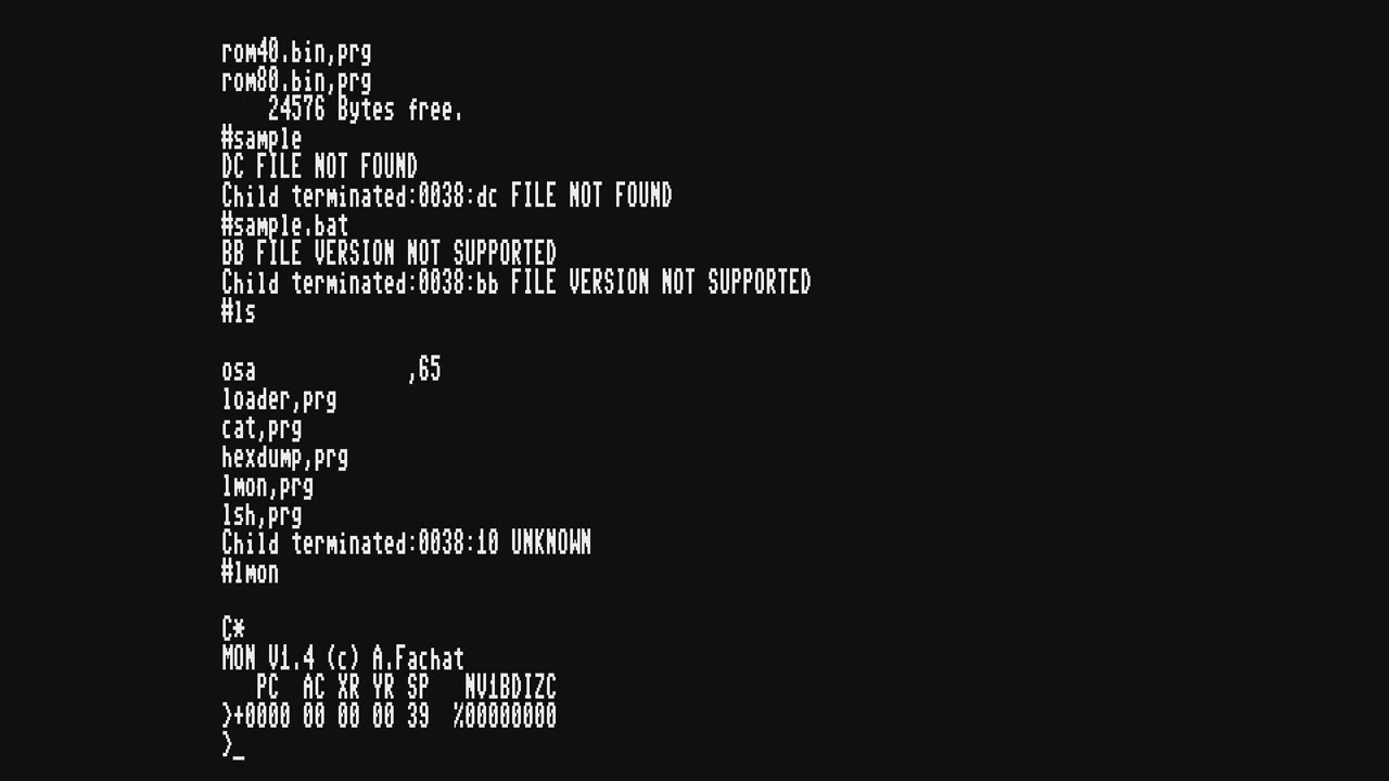 C128: GeckOS 2.2 now supporting C128 80 column - first try