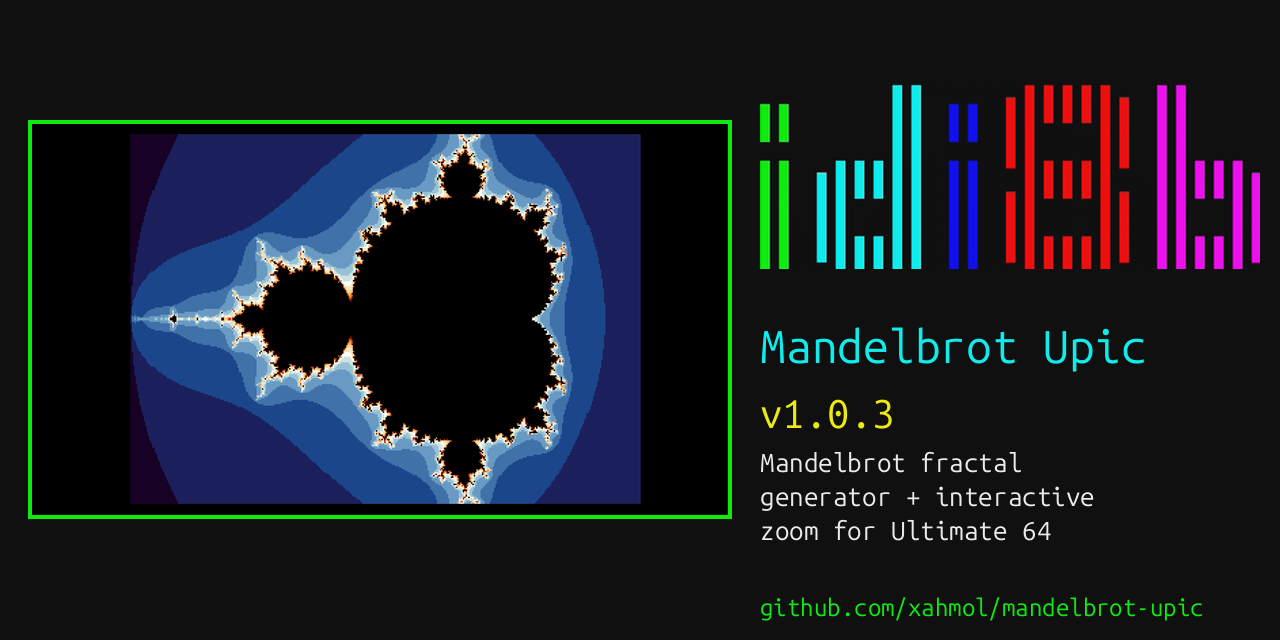 Mandelbrot Upic: Live Fractal Generation on the Commodore 64 Ultimate