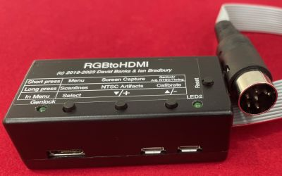 RGBtoHDMI connected to a BBC Micro