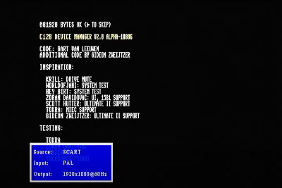 SCART HDMI OSD message that cannot be disabled