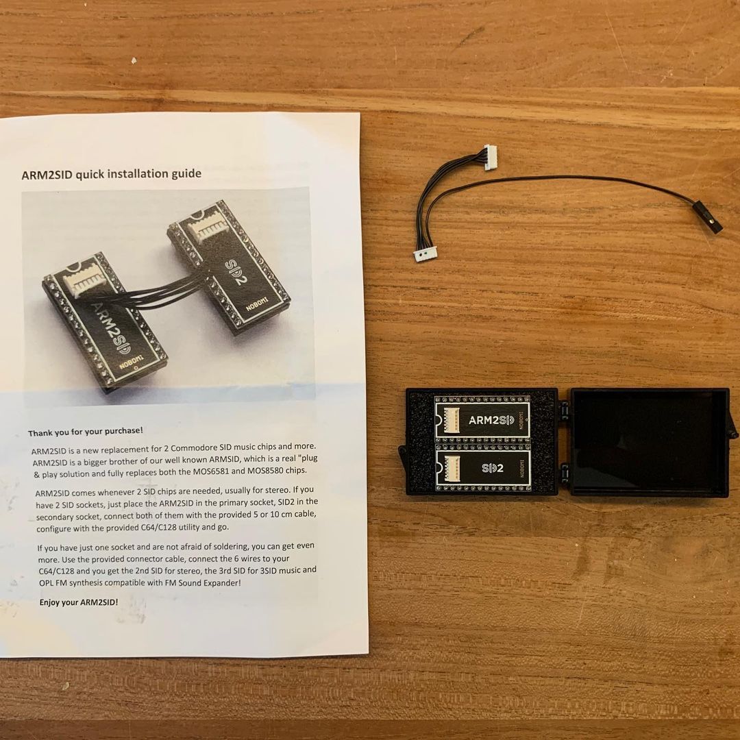 Next delivery in my Ultimate64 project: ARM2SID received. Now the long wait for the board to place them in.....
#retro #8bit #commodore #c64 #ultimate64 #arm2sid