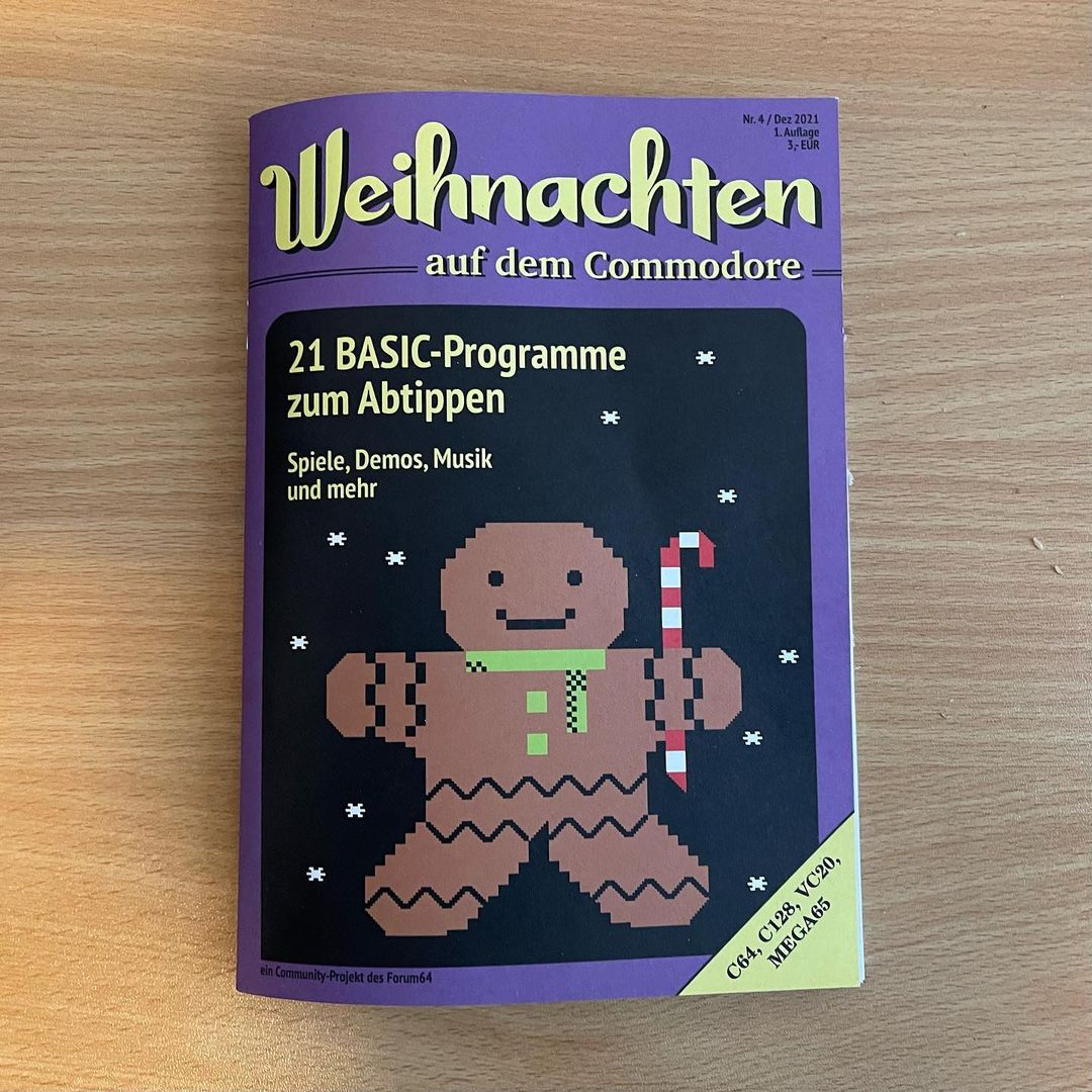Happy 2022!
Starting the year with retro C128 listing typing.
#retro #8bit #commodore #c128 #weihnachtenaufdemcommodore