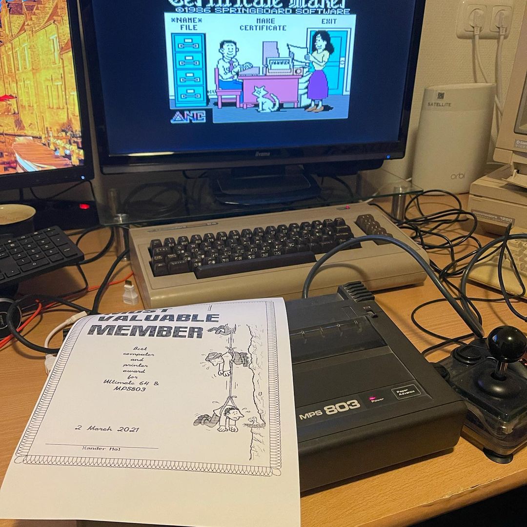 Received new printer ribbons for my Commodore MPS803.
#retro #8bit #commodore #mps803 #ultimate64elite