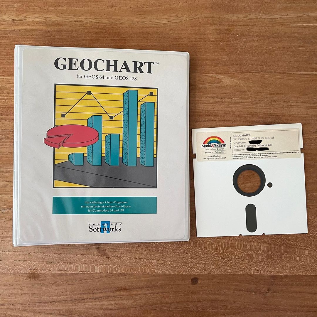 GeoChart. Completing my GEOS original software collection.
#retro #8bit #commodore #geos #geochart
