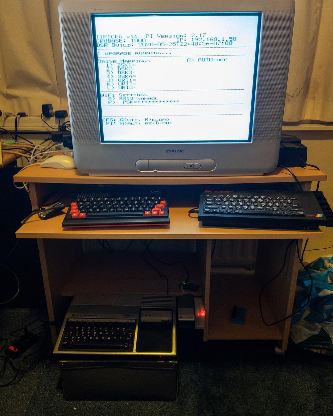 TIPI is working! And behold: web browsin g on the TI-99/4a.
#retro #8bit #texasinstruments #ti994a #tipi