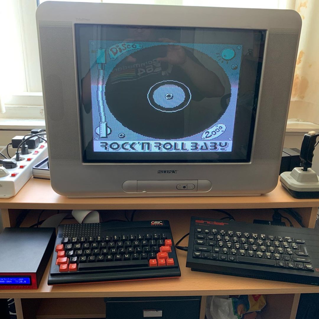 My new Cumana Reborn drive for the Oric Atmos. #retro #oric #oricatmos #cumanareborn