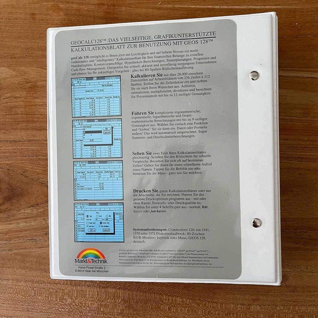 GeoCalc128. Alas without original disk.
#retro #8bit #commodore #commodore128 #geos #geos128 #geocalc #geocalc128