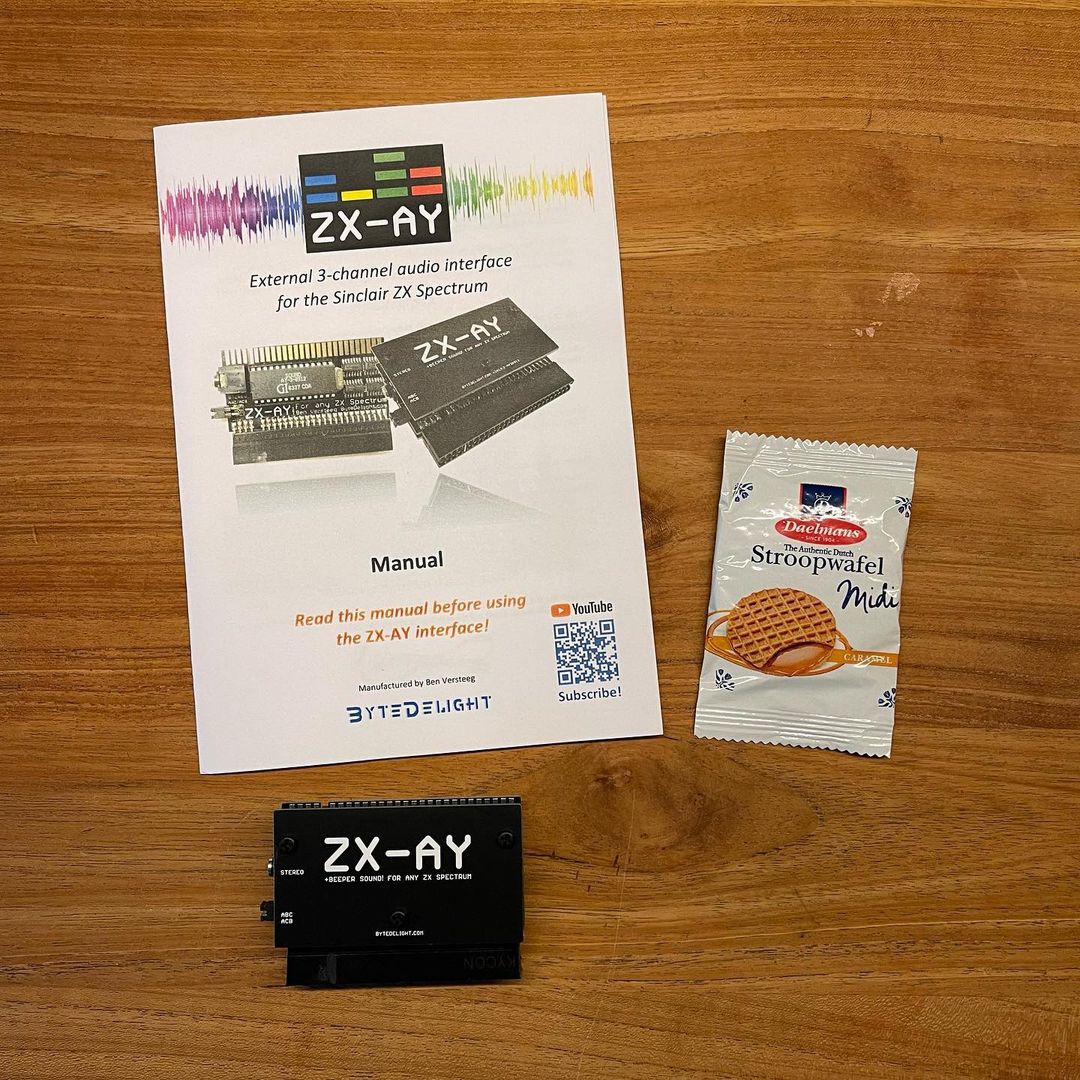 ZX-AY sound expansion to be able to capture the sound of my ZX Spectrum better.
#retro #8bit #zxay #bytedelight #zxspectrum
