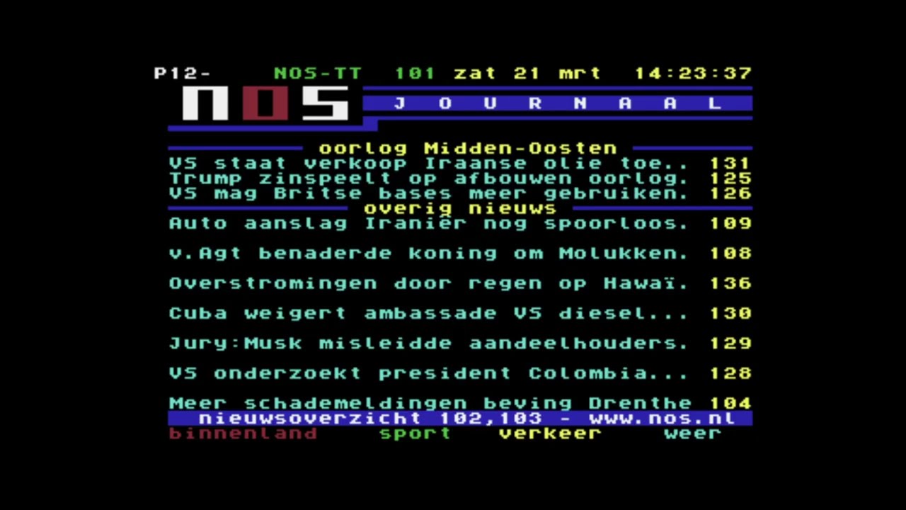 Ultimate 64: Teletext on the U64