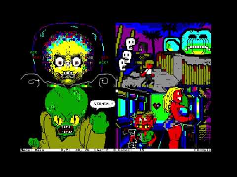 C128: VDC Screen Editor 2 - first look on new features